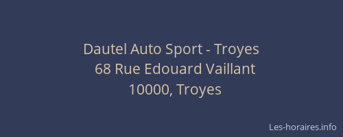 Dautel Auto Sport - Troyes