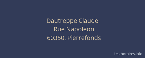 Dautreppe Claude