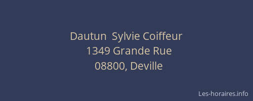Dautun  Sylvie Coiffeur