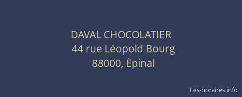 DAVAL CHOCOLATIER