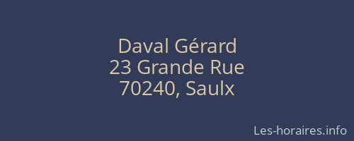 Daval Gérard
