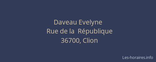 Daveau Evelyne