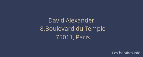 David Alexander