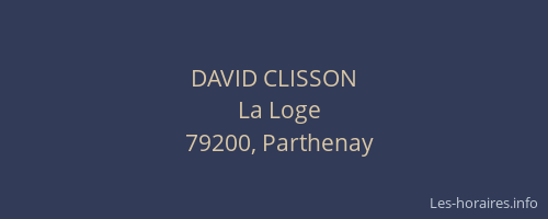 DAVID CLISSON