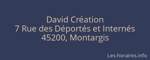 David Création