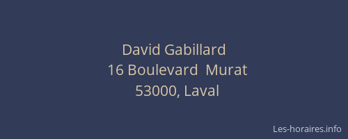 David Gabillard