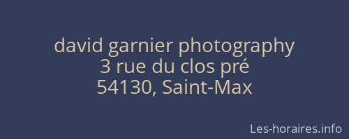 david garnier photography