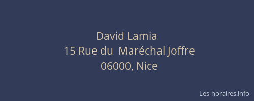 David Lamia