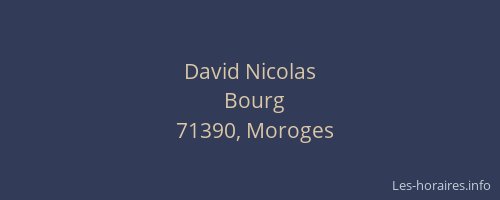 David Nicolas