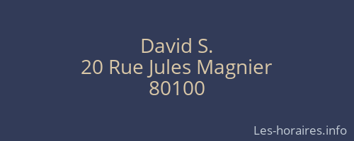 David S.