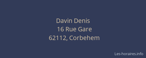 Davin Denis