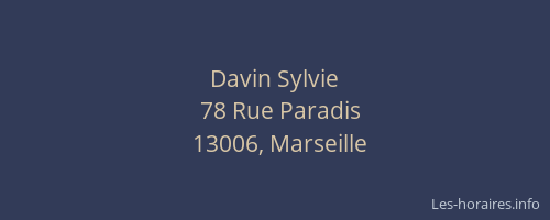 Davin Sylvie