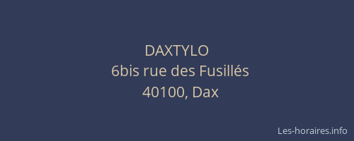 DAXTYLO
