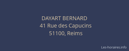 DAYART BERNARD