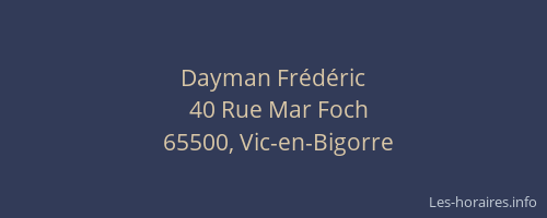 Dayman Fr&eacute;d&eacute;ric