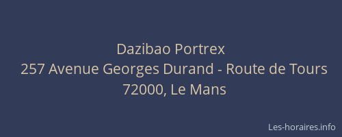 Dazibao Portrex