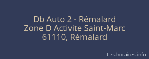 Db Auto 2 - Rémalard