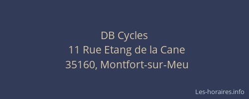 DB Cycles