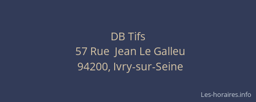 DB Tifs