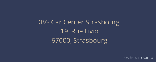 DBG Car Center Strasbourg