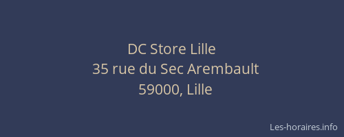 DC Store Lille