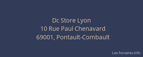 Dc Store Lyon