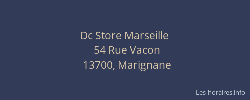 Dc Store Marseille
