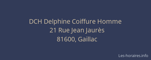 DCH Delphine Coiffure Homme