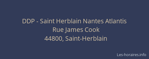 DDP - Saint Herblain Nantes Atlantis