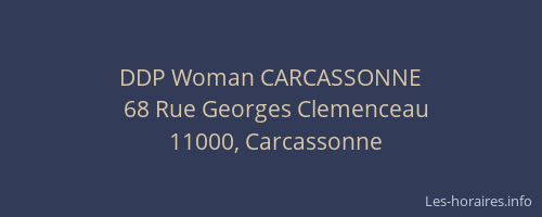 DDP Woman CARCASSONNE
