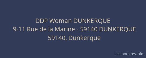 DDP Woman DUNKERQUE