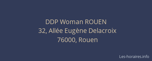 DDP Woman ROUEN