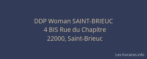 DDP Woman SAINT-BRIEUC