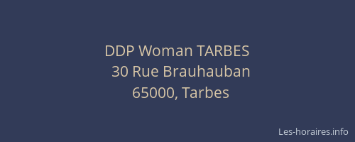 DDP Woman TARBES