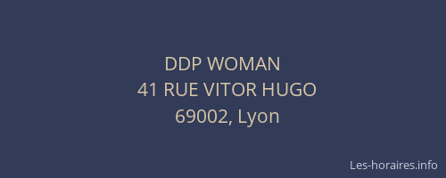 DDP WOMAN