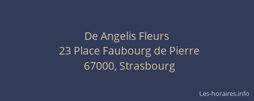 De Angelis Fleurs