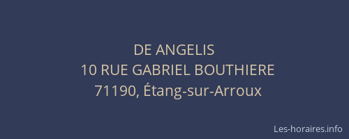 DE ANGELIS