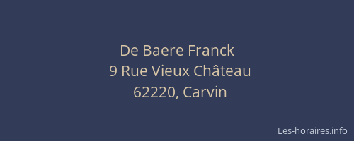 De Baere Franck