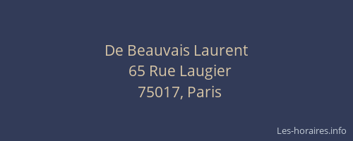 De Beauvais Laurent