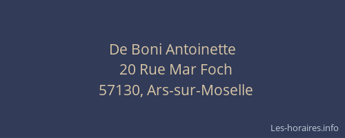 De Boni Antoinette