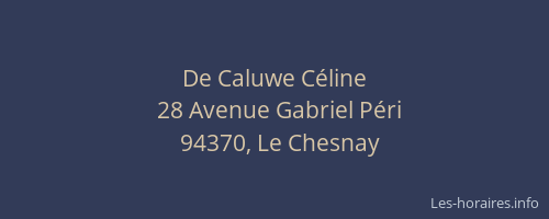 De Caluwe Céline