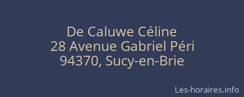 De Caluwe Céline