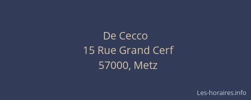 De Cecco