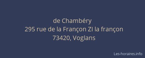 de Chamb&eacute;ry