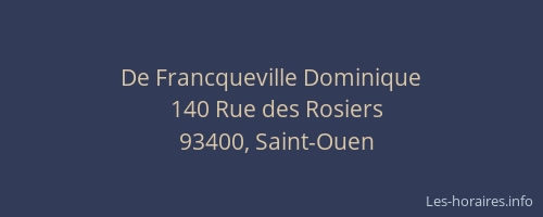 De Francqueville Dominique