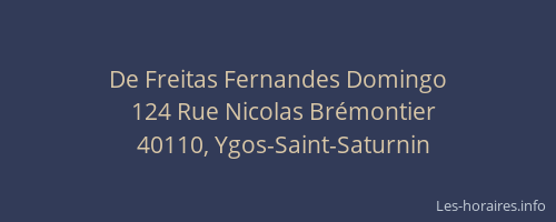 De Freitas Fernandes Domingo