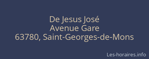 De Jesus José