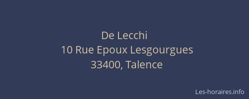 De Lecchi