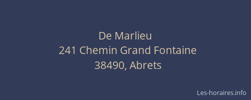 De Marlieu