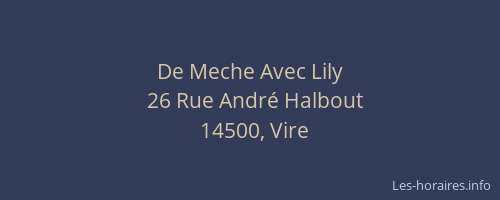 De Meche Avec Lily